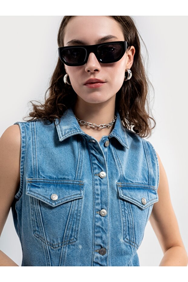 Loose Fit Kadın Elbise - 6