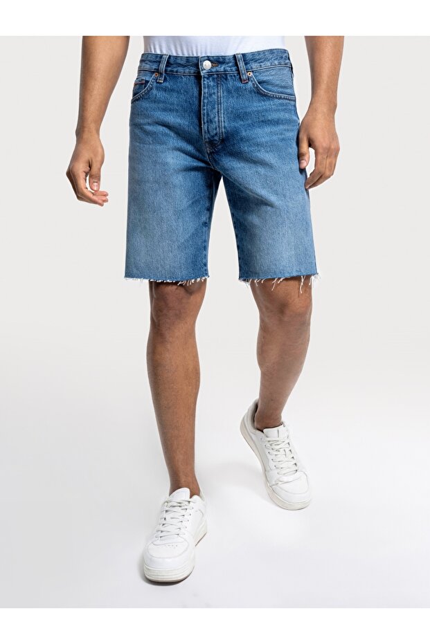 Straight Fit Erkek Şort - 2