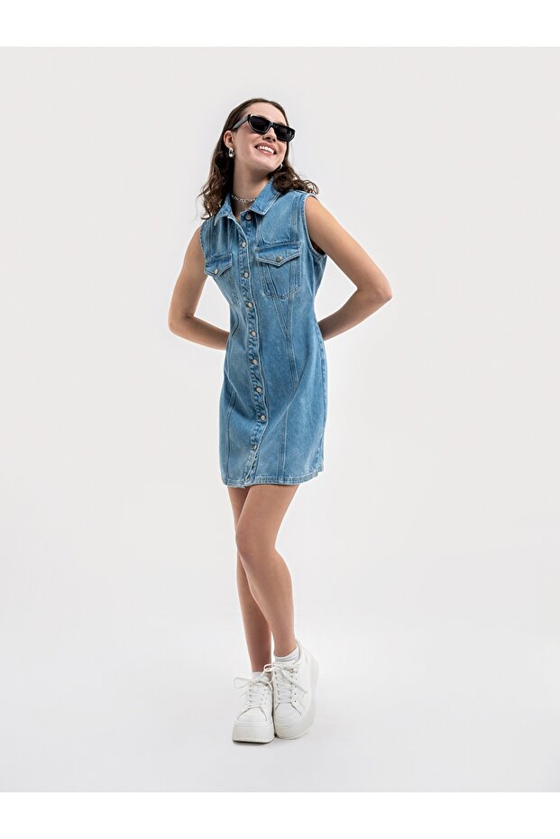 Loose Fit Kadın Elbise - 1