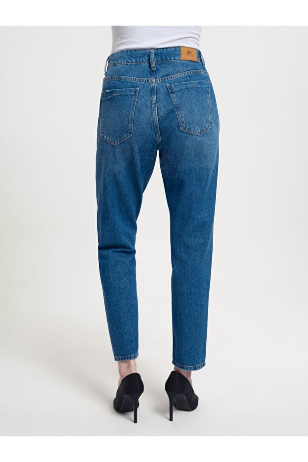 Regular Mom Regular Fit Kadın Pantolon - 2