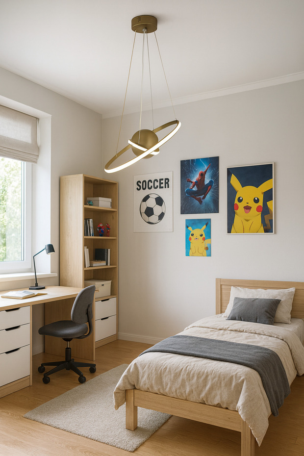 Sarkıt Led Avize Satürn 40cm - 1