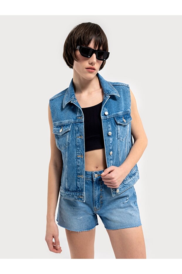 Regular Fit Kadın Yelek - 1