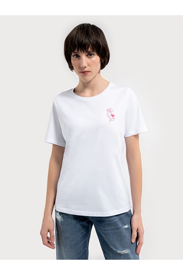 Regular Fit Kadın Tshirt K.kol - 1