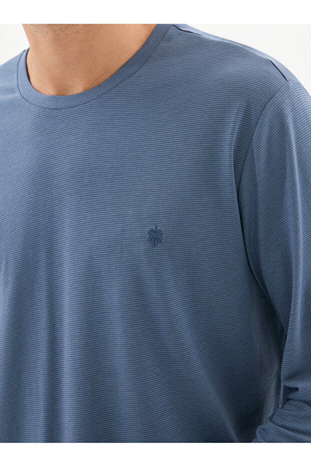 Erkek Pijama Takımı 40784 - Mavi - 6