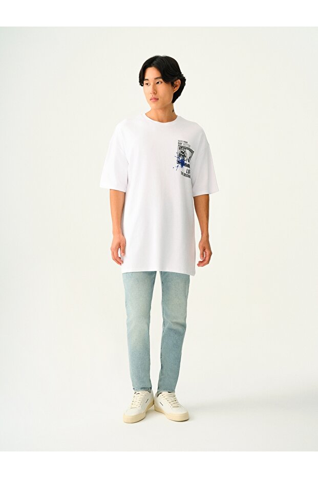 Erkek Baskılı Tişört - 2