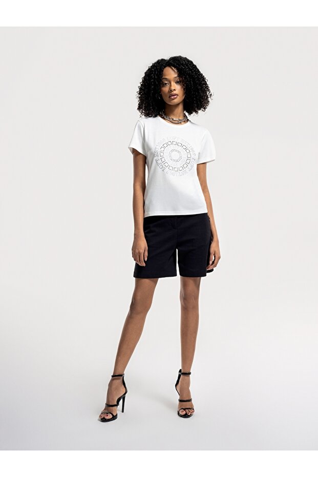 Slim Fit Kadın Tshirt K.kol - 2