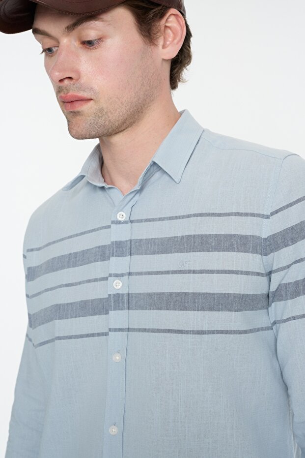 Regular Fit Erkek Gömlek U.kol - 3