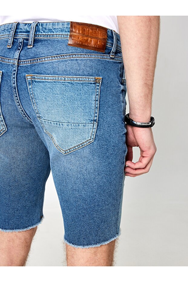 Slim Fit Erkek Şort - 3