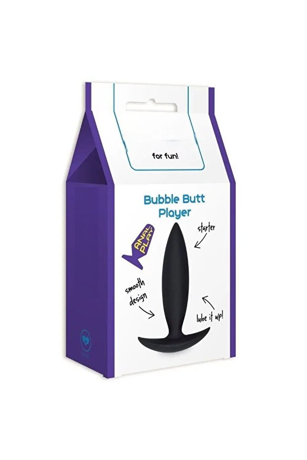 Bubble Butt Player Black Starter Silikon Anal Plug - 2