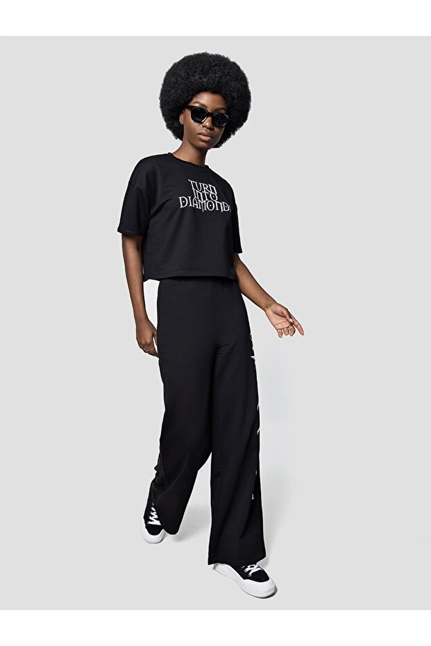 Long Crop Kadın Tshirt K.kol - 2