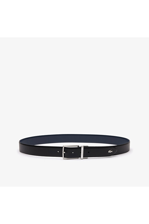 Elegance Erkek Çift Taraflı Deri Siyah Kemer - 5