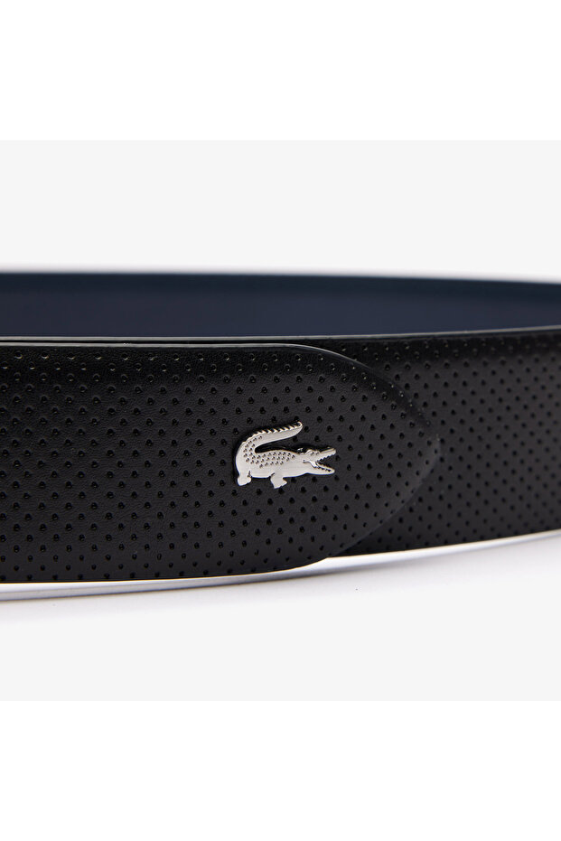 Elegance Erkek Çift Taraflı Deri Siyah Kemer - 6