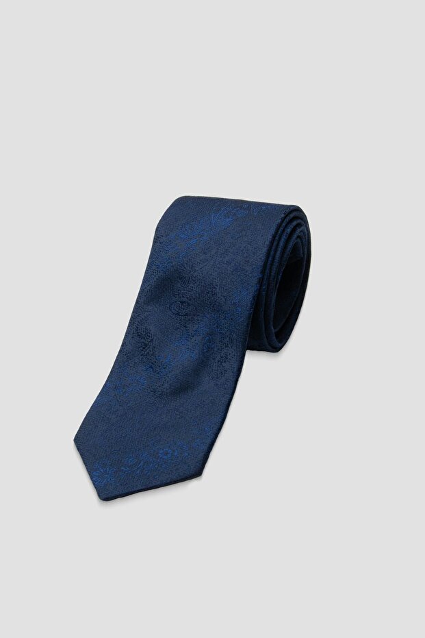 ربطة عنق 8 سم من البوليستر المصنوع من الألياف الدقيقة باللون الأصفر للرجال - 1