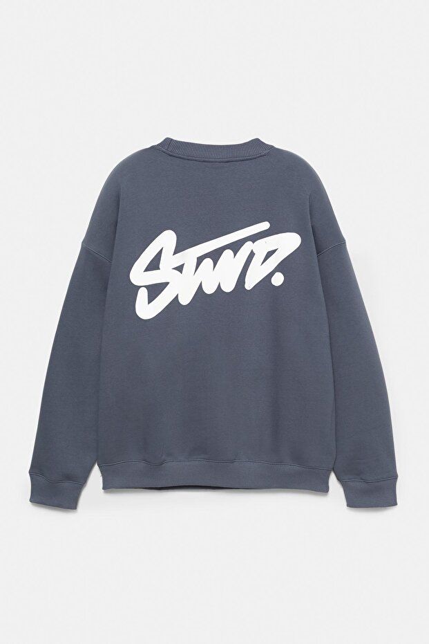 STWD bisiklet yaka sweatshirt - 6