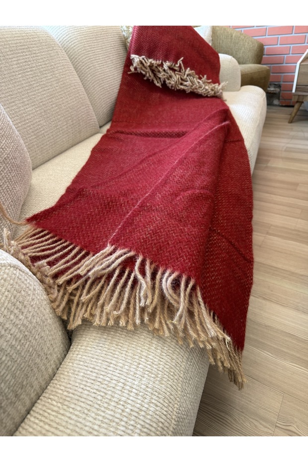 çift kişilik battaniye %100 yün yumuşakcık,hakiki yün&Wool,yatak örtüsü battaniye - 1