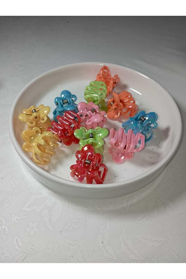 12 Pieces Mixed Color Model Large Size Rake Latch Buckle Length 2.60 cm - 1
