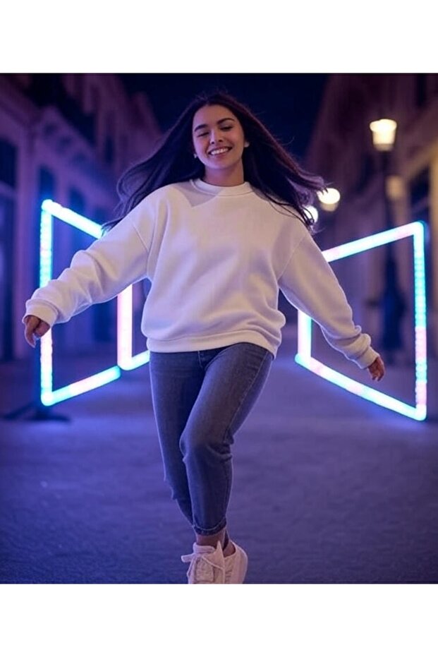 Φούτερ Ecru Crew Neck Basic FM4477 - 5