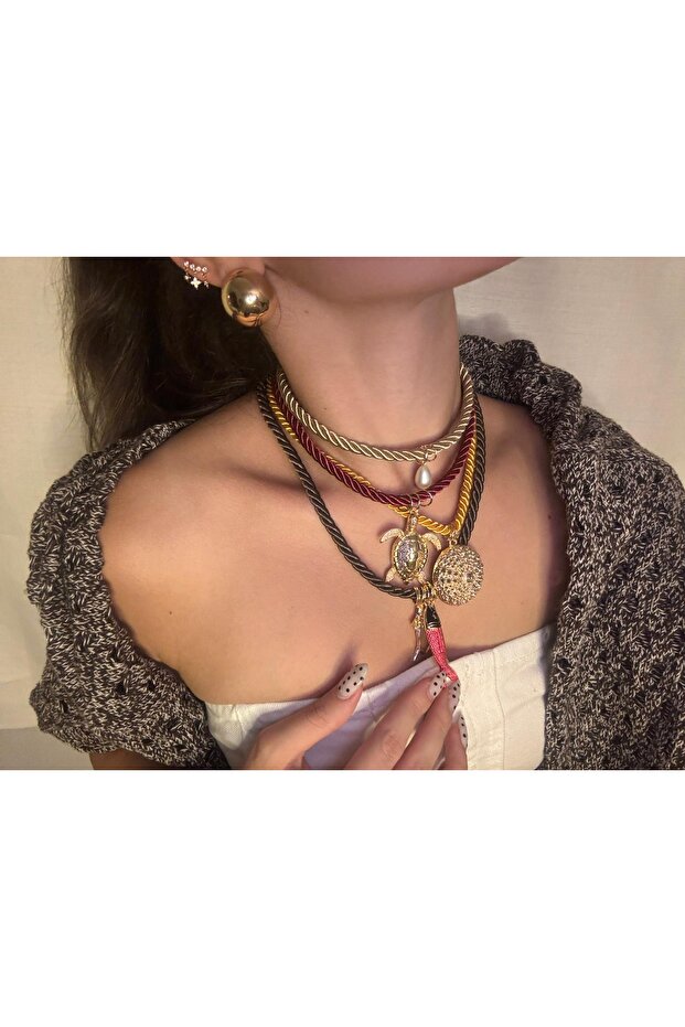 Trend Marka Model 4’lü Charm Kolye - 1