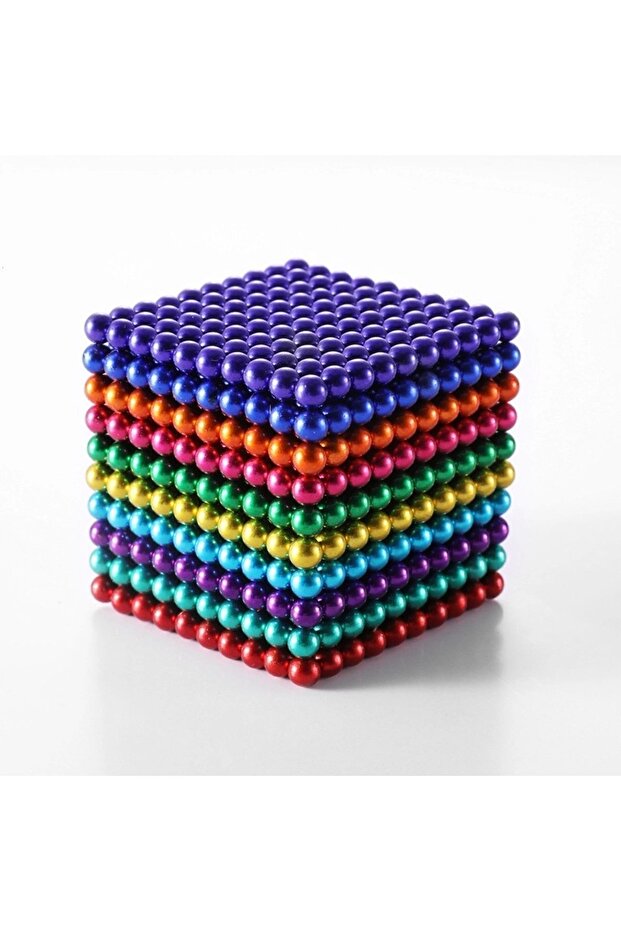 Neo Sihirli Manyetik Toplar Dyum Mıknatıs Küp Bilye 216 Adet Cube Küp Dymium - 4