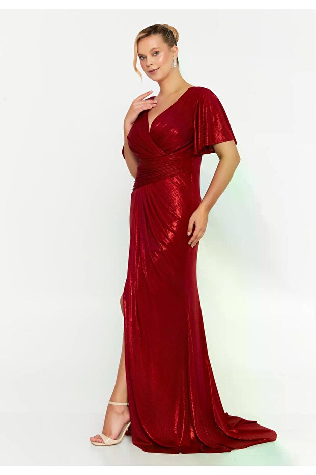 6036SIM LAME SİMLİ ELBİSE - 2