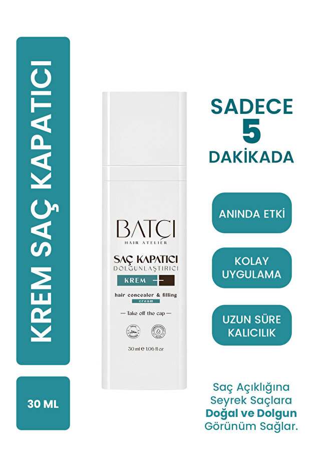 Batçı Saç Kapatıcı Dolgunlaştırıcı Sıvı Krem 30 ml