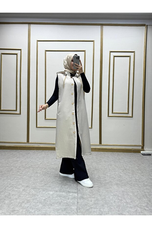 ELİT KAPÜŞONLU KAPİTONE YELEK - 9