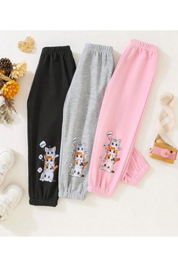 3-Piece Girls' Tracksuit Set