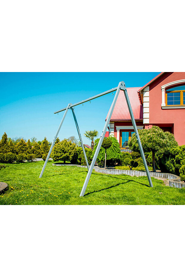 Swing extension frame, swing handle, hooks, gray metal bar - 7