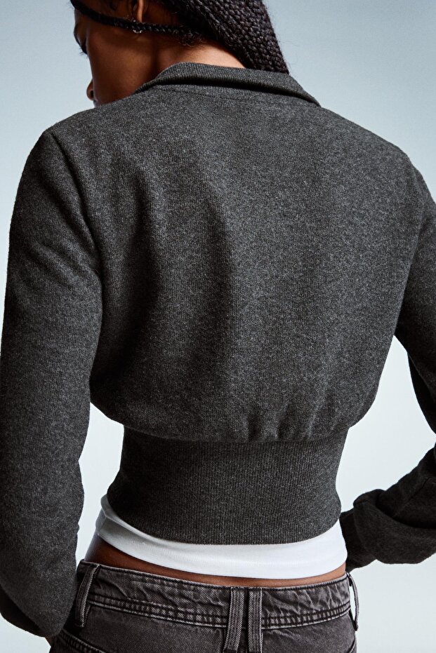 Fermuarlı sweatshirt - 3