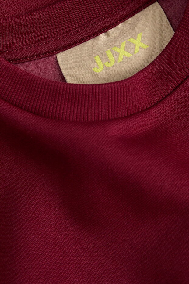 Kadin Baskili Sweatshirt - Ruby - 3