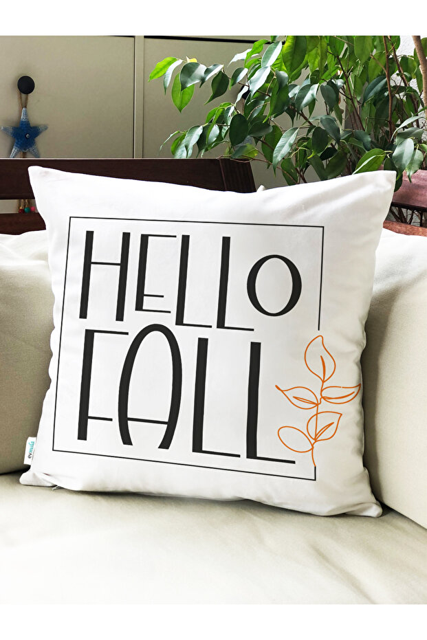 غطاء وسادة منقوش للخريف - 1