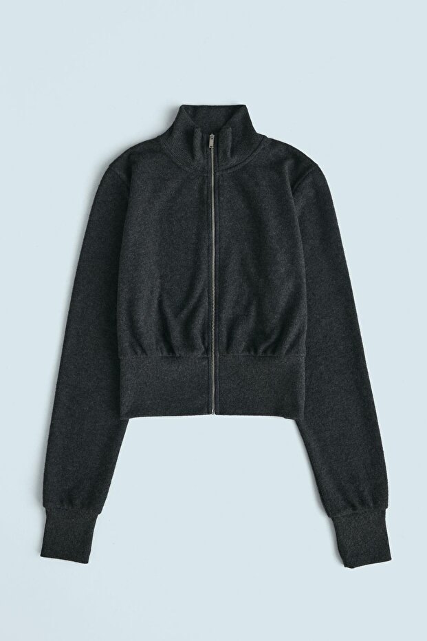 Fermuarlı sweatshirt - 5