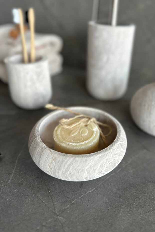 Bella Vita Banyo Seti 4 Parça - Bej - 7