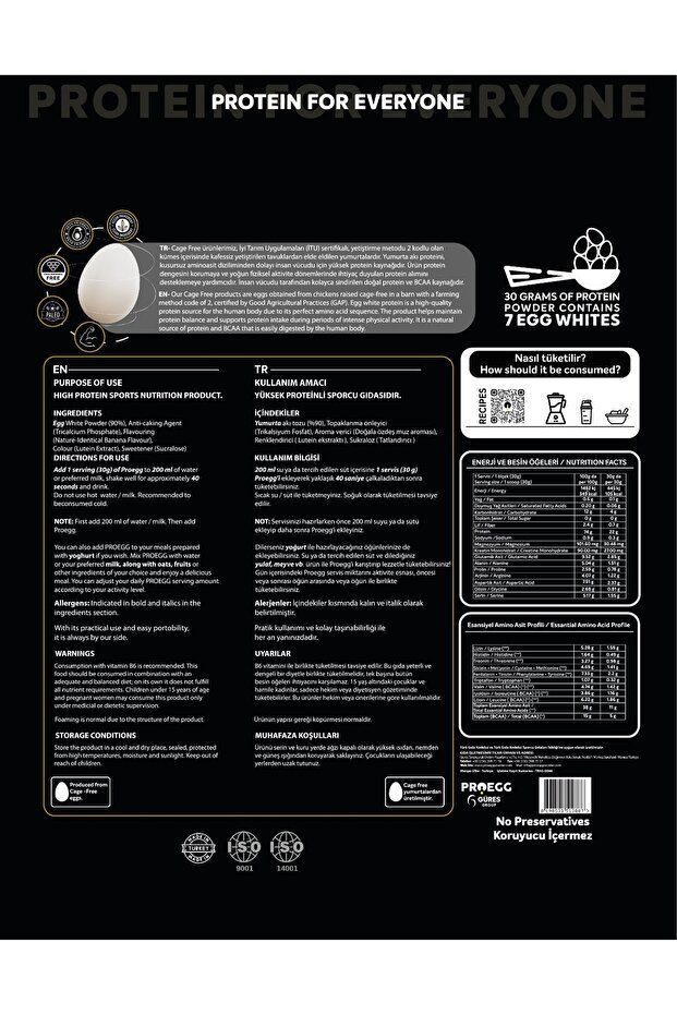 Proteinli Öğün Tozu - Muz Aromalı- 16 Servis - 4