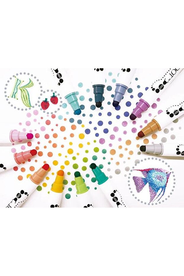 Clean Color Dot Çift Taraflı 6 lı set - 4