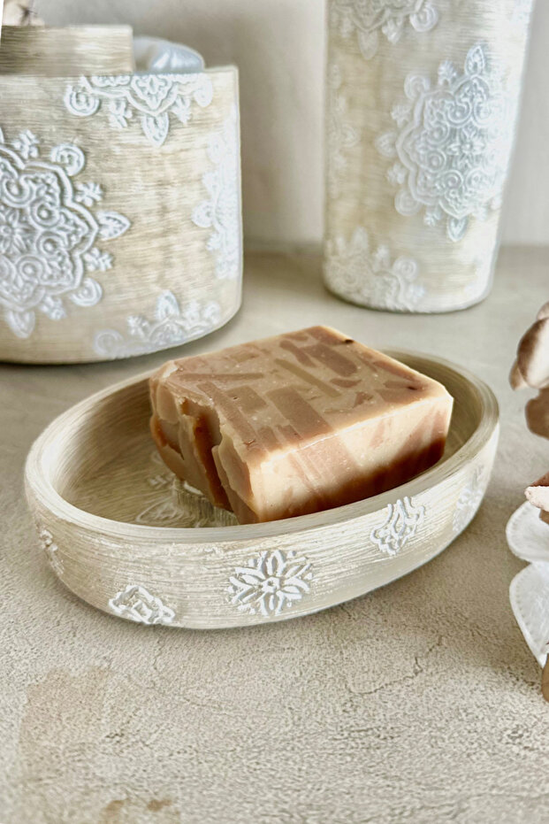 Totem Banyo Seti 5 Parça - Bej - 6