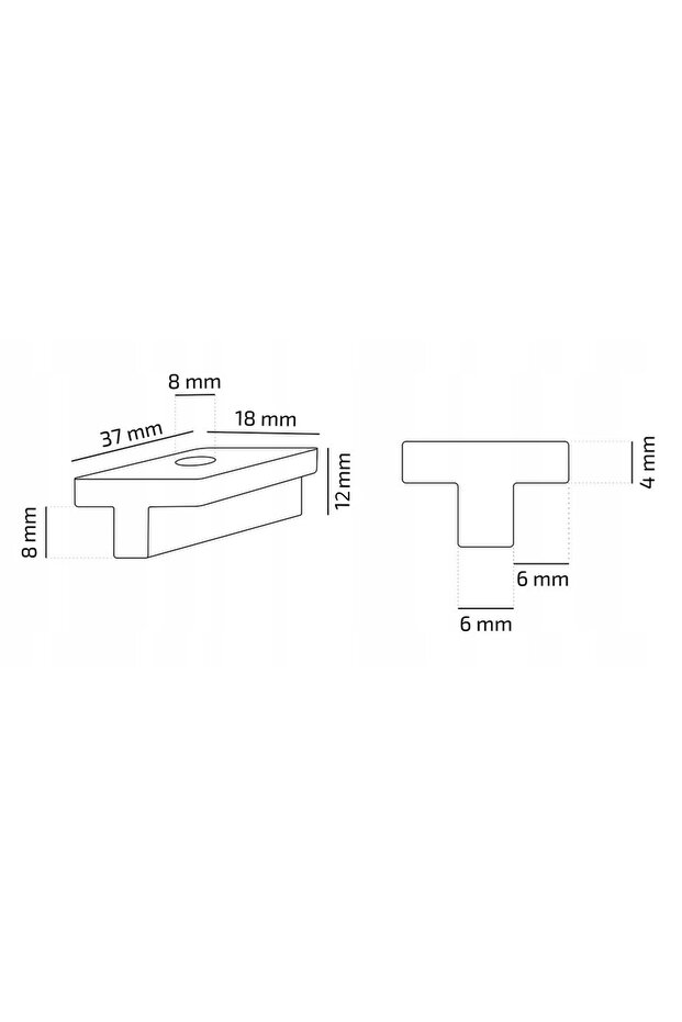 Composite decking mounting clips, concealed installation, 50 pcs. - 5