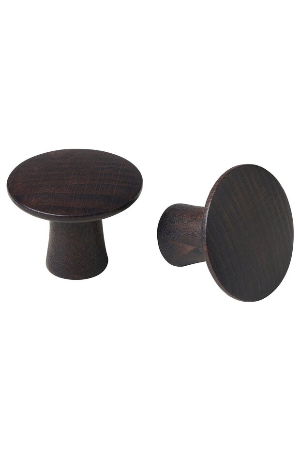 VINNÄSET Knob, brown, 37 mm