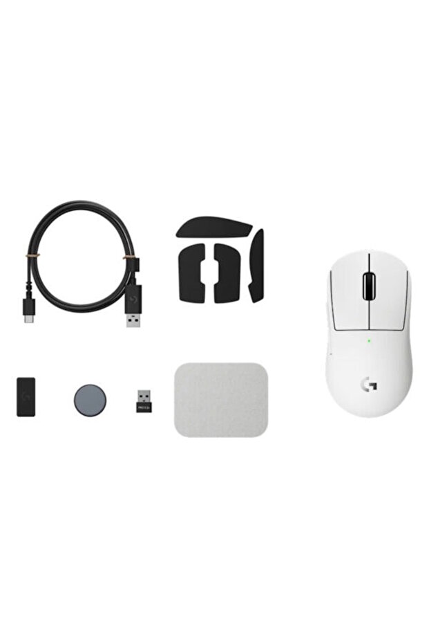 G PRO X SUPERLIGHT 2c Beyaz 8K Hz HERO 2 Sensör Kablosuz Gaming Mouse (910-007539) - 5