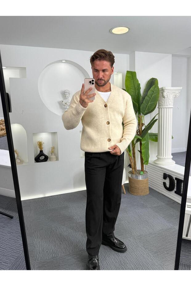 Mr Düğmeli Hırka - 4