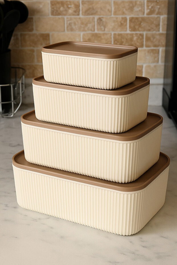 4-Piece Multi Storage Container and Breakfast Set