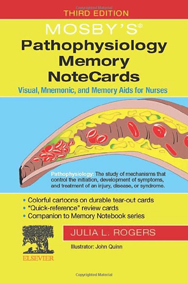 Mosbys R Pathophysiology Memory Notecards Visual Mnemonic And Memory Aids For Nurses - 1
