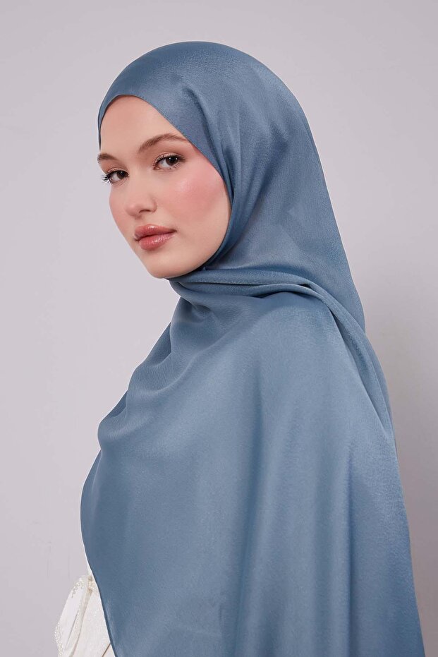 Water Green Plain Premium Evening Dress Shawl