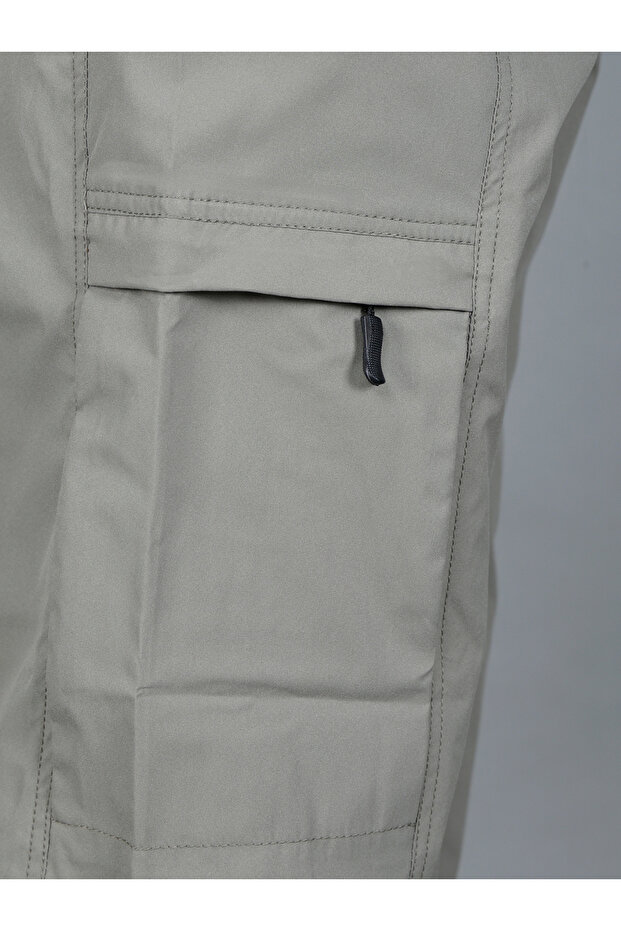 بنطلون كارغو رجالي سادة برباط - 6