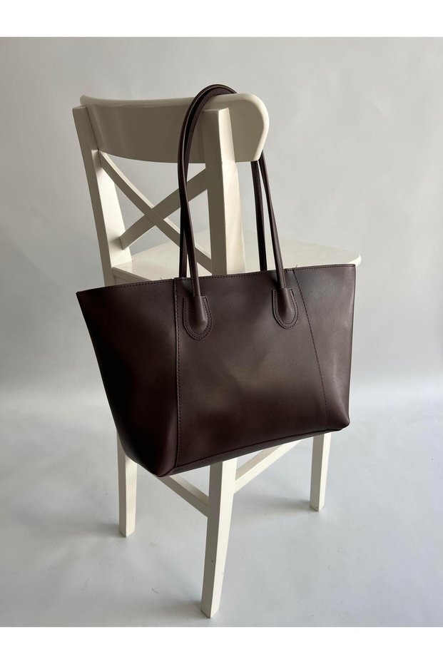 Florence Model Hand and Women's Shoulder Bag Bitter Brown