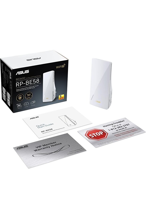 RP-BE58 BE3600 Dual Band WiFi 7 Range Extender, AiMesh Extender for Seamless mesh WiFi; Works w - 8