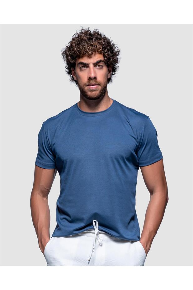 Erkek Günlük Basic T-Shirt - 1