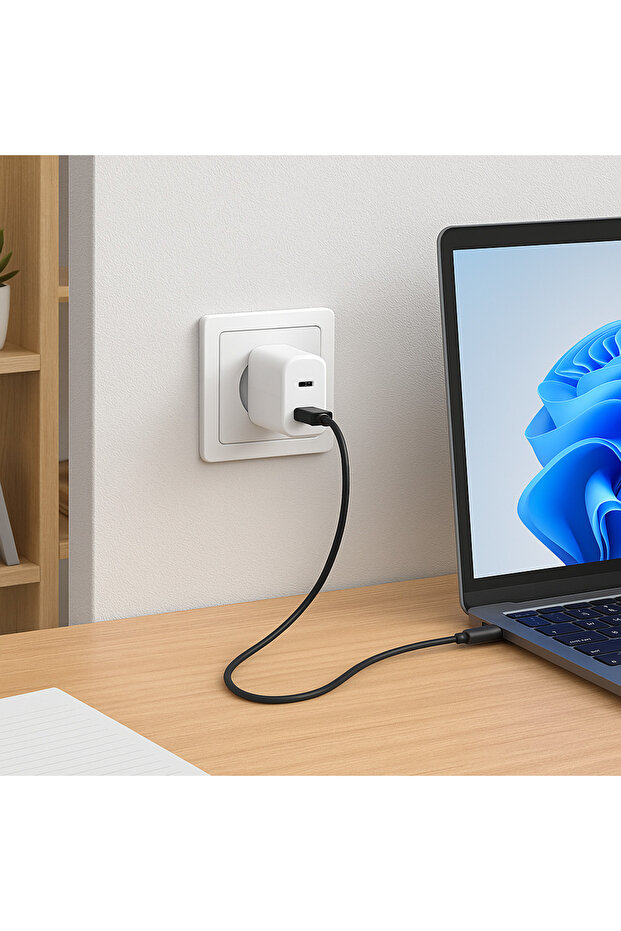 20W Hızlı Şarj Adaptörü Type-C & USB-A Çift Çıkışlı | Telefon, Tablet ve Cihazlar İçin - 6