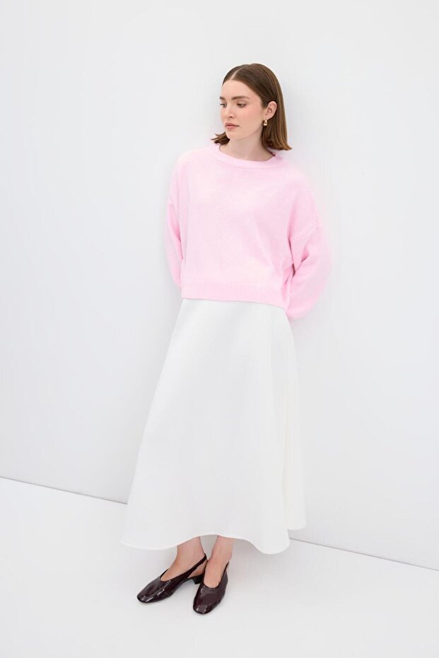 Basic Triko Kazak Pembe - 2