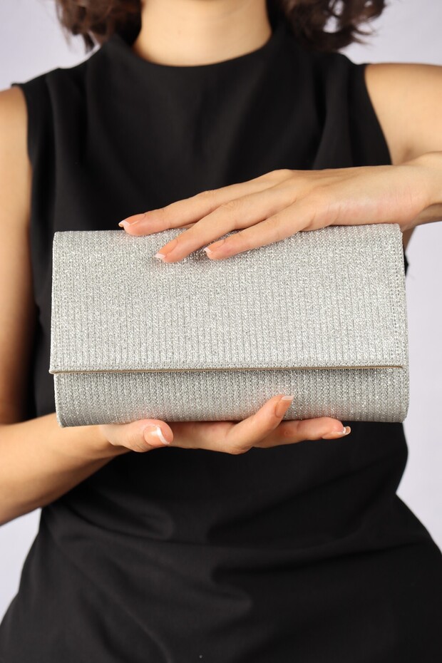 weem bag Elysara EB0203 | Çizgili Çupra Şık ve Tarz Abiye Çanta